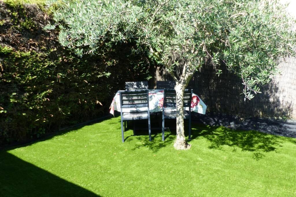 Carcalet 2, clim, jardin, parking, au calme Villa Vallon-Pont-d'Arc Bagian luar foto